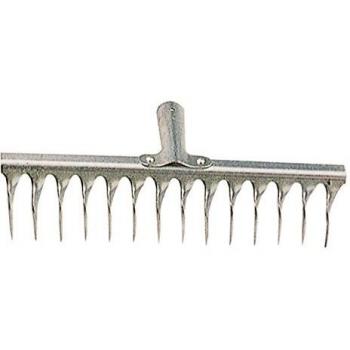 Rastrello Aereador Zincado de 16 Dientes para Airear el Césped