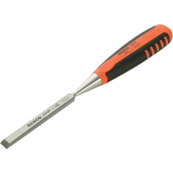 Formón Bahco 424P-12 con Mango Bimaterial de 12mm y Funda Ergo