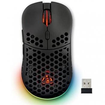 THE G-LAB Kult Beryllium Ratón Inalámbrico Recargable - Mouse Inalámbrico Gaming de Alto Rendimiento 16.000 dpi, Batería de Larga Duración, RGB, 6 Botones Programables, Ultraligero PC/PS5