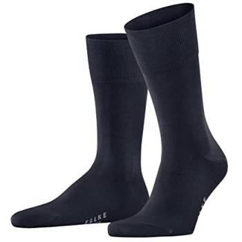 Calcetines para Hombre Falke Tiago - Largo, Algodón, Unicolor, Logotipo, Talla 45/46, Color Oscuro