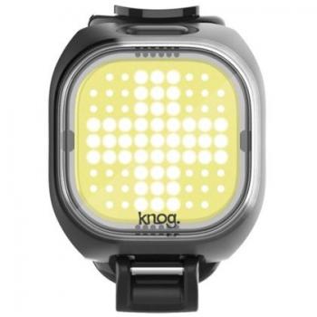 Knog Luz Delantera Blinder Mini Cross - Luz delantera LED compacta, 100 lúmenes de potencia, múltiples modos de iluminación (alto, medio, bajo y parpadeo), recargable por USB, resistente al