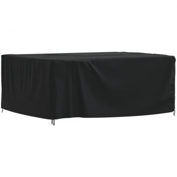 Cubierta para muebles de jardín Día y Noche Oxford 420D negro 200x165x80 cm