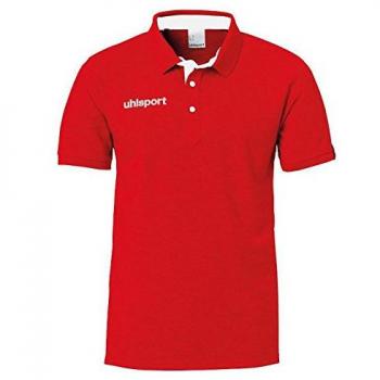 Polo de Manga Corta Uhlsport Essential Prime para Niños Color Rojo Talla 152