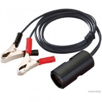 Enchufe Herth+Buss 1 Polo, 12 - 24 V con pinza de acero inoxidable, modelo 51306346