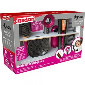 Set Deluxe de Peluquería Infantil Casdon Dyson Supersonic y Corrale (Secador y Plancha)