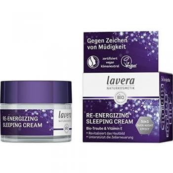 Lavera reactivar la energía en crema Sleeping - Revitalisierende Nachtcreme 1er Paquete (1 x 50 ml