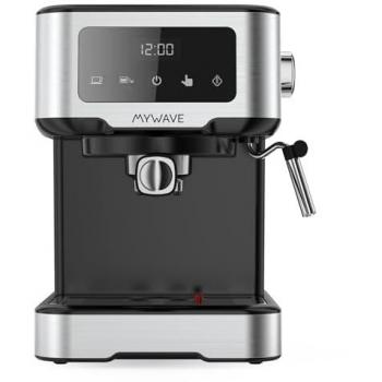 Cafetera Espresso MyWave MWCAF-15D 15 Bares Diseño DeLuxe 1100W y Depósito de 1,5L
