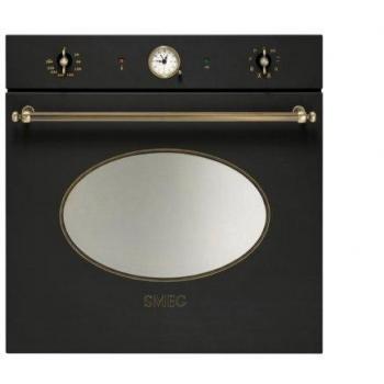 Horno Eléctrico Incorporado Smeg SFP805AO, 79L, 3000W, Control Giratorio, Antracita, Multifunción con Pirolisis y Eficiencia Energética A