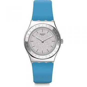 Swatch Reloj Analógico para Mujer de Cuarzo con Correa en Silicona YLS203