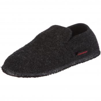 Pantuflas Giesswein NIEDERTHAL para hombre con comodidad suave y suela plana en color gris - Talla 41