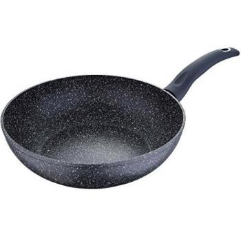 Bergner Orion Wok, Aluminio Forjado, Gris, 28 cm