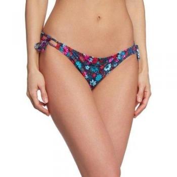 Oxbow Moroa Culotte Imprimee Mahina Liens Côte - Parte inferior del bikini con estampado floral para mujer, talla 38