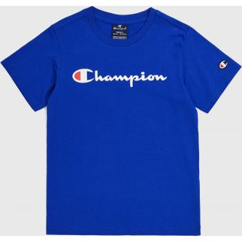 Camiseta de Manga Corta Infantil Champion Crewneck Azul