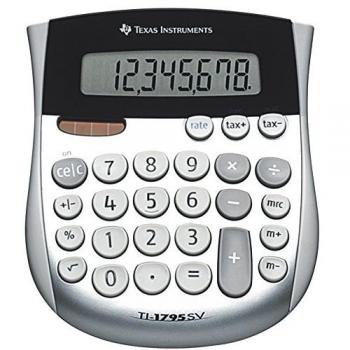 ACCO CALCULADORA TI-1795 SV, negro/plateado