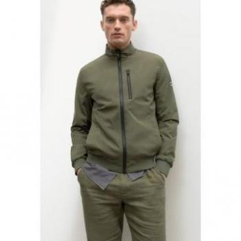 Chaqueta Ecoalf con cremallera y bolsillo frontal