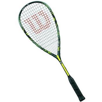 Wilson Force Team 1/2 Cvr Raqueta de Squash, Unisex Adulto, Gris / Plata, Talla Única