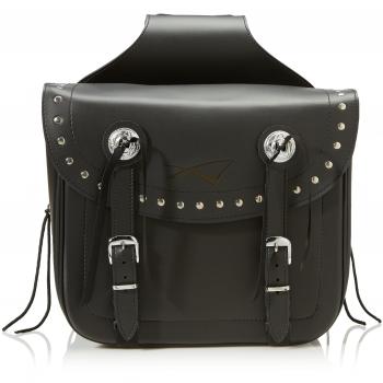 A-Pro Custom Motorcycle Biker Ren FORCED Saddle Bag Luggage Chopper Saddle Bags