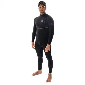 Rip Curl Fbomb Fusion 4/3 mm Traje Neopreno Manga Larga Sin Cremallera y Con Cremallera Larga, Color Negro, Talla XL