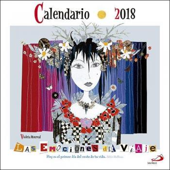 Calendario de pared 2018. Las emociones del viaje - Violeta Monreal Díaz