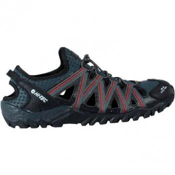 Sandalias de montaña Hi-Tec Narval NG para hombre en color negro/rojo