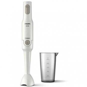 Batidora de Mano Philips Daily Collection ProMix HR2531/00, 650W, Blanco con Varilla de Plástico y Capacidad de 0.5L