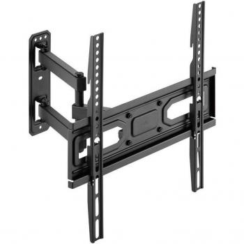 Soporte de Pared MacLean MC-647N 55 para TV de 33 a 55 pulgadas, VESA 400x400, carga máxima de 35kg - Negro