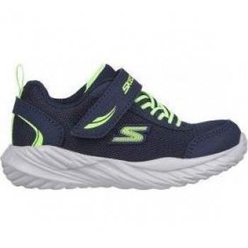 Skechers Boys Nitro Sprint Athletic Sneakers, Size: UK 8, Colour: Navy
