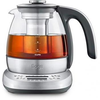 Sage Appliances The Sage Smart Tea Infuser Compact Teteras, Stainless Steel, Nogal Americano Ahumado