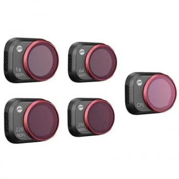 Filtro de Cámara Pgytech CPL+ND-PL para Dron Mini 3 (Modelo P-40B-013) - Incluye filtros CPL, ND y PL en versiones 16/64/128/256