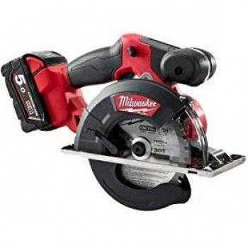 Milwaukee 4933459193 Metal Sierra Circular M18 fmcs de 502 X con 2 x 5,0 Ah Batería en HD de Caja