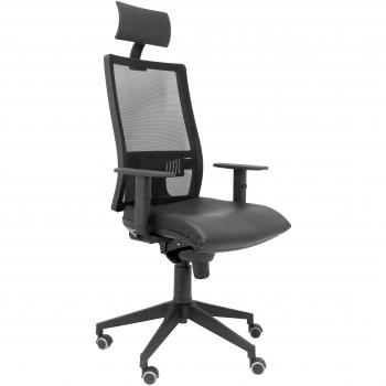 Silla de Oficina Horna en Similpiel Color Negro de Piqueras y Crespo