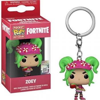 Funko Fortnite Zoey Llavero, Dibujos Animados, Multicolor, único