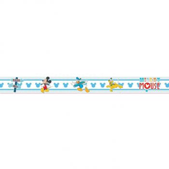 Stor Disney - Cenefa adhesiva, diseño Mickey, 10 cm x 10 m