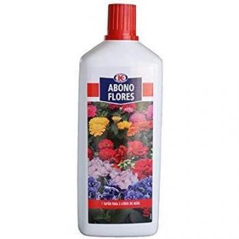 IMPEX EUROPA Abonos Líquidos NPK Nutrientes Plantas, Flores, Geranios y Cítricos, Tapón Dosificador - 1 Litro