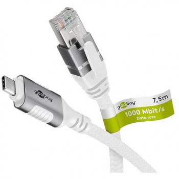 Adaptador de red USB 3.1 Tipo C a RJ45, Ethernet Gigabit, 7.5 m