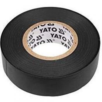 YATO YT-8165 - cinta de aislamiento eléctrico de PVC 0.13mm 19mmx20m negro