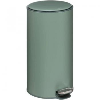Papelera con pedal 30L Retro verde delta