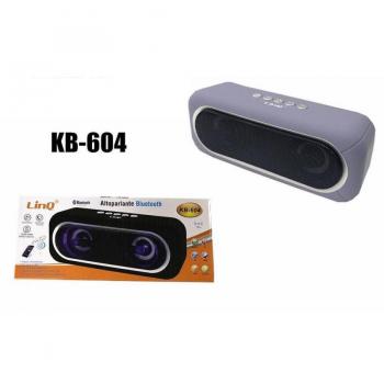 Altavoz Bluetooth Cassa KB-604 con Radio FM, Microsd, USB, Auxiliar, Luz LED