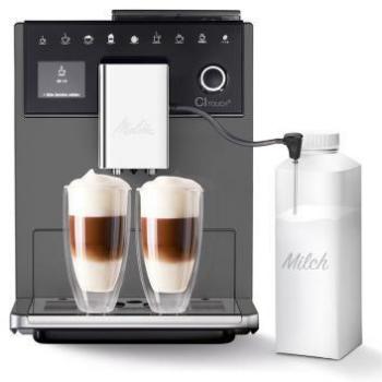 Cafetera Superautomática Melitta CI Touch Plus F630-103 - Café en Grano y Molido, 10 Recetas, Negro y Plata
