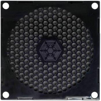 SilverStone SST-FF81 - Rejilla para ventilador de 80mm y filtro de polvo, negro
