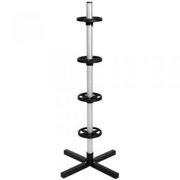 Soporte de Aluminio para 4 Neumáticos con Rines - Montaje Sencillo hasta 225 mm