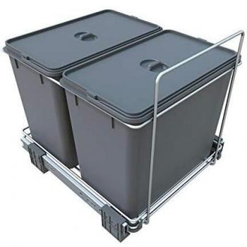 FELOMODE ECOFIL PF02A - Cubo de basura para recogida selectiva de residuos, base extraíble,