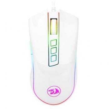 Redragon M711 Cobra Ratón Gaming RGB Blanco 10000 DPI