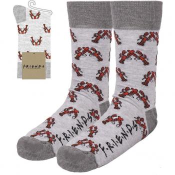 Calcetines Friends Gris Claro Talla 40-46