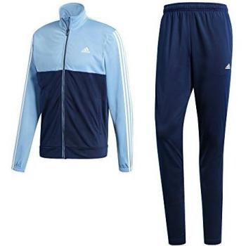 adidas Back2Bas 3S TS Chándal, Hombre, Azul/Blanco
