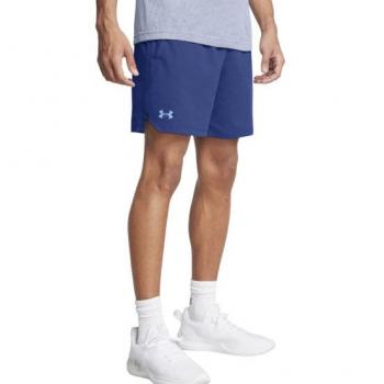 Pantalón corto Under Armour Vanish Woven 6in azul ultramar - XXL, Pantalón corto de hombre, tejido ligero y transpirable, diseño con tecnología de absorción de sudor, cintura elástica con cordón ajustable