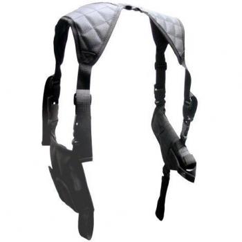 UTG Deluxe Universal Horizontal Shoulder Holster - Ambidextrous Black Firearm Carry Case