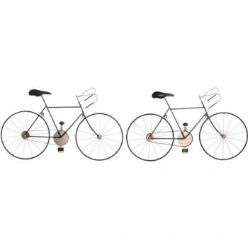 Figura Decorativa DKD Home Decor 78 x 2,5 x 45 cm Bicicleta Vintage (2 Unidades)