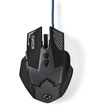 Nedis Raton para Juegos Cableado Iluminados 2400 PPP