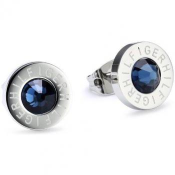 Tommy Hilfiger 2700260 - Pendientes de acero inoxidable con circonita